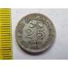 Ceylón 25 Cents 1899 RR Ag XF č35035