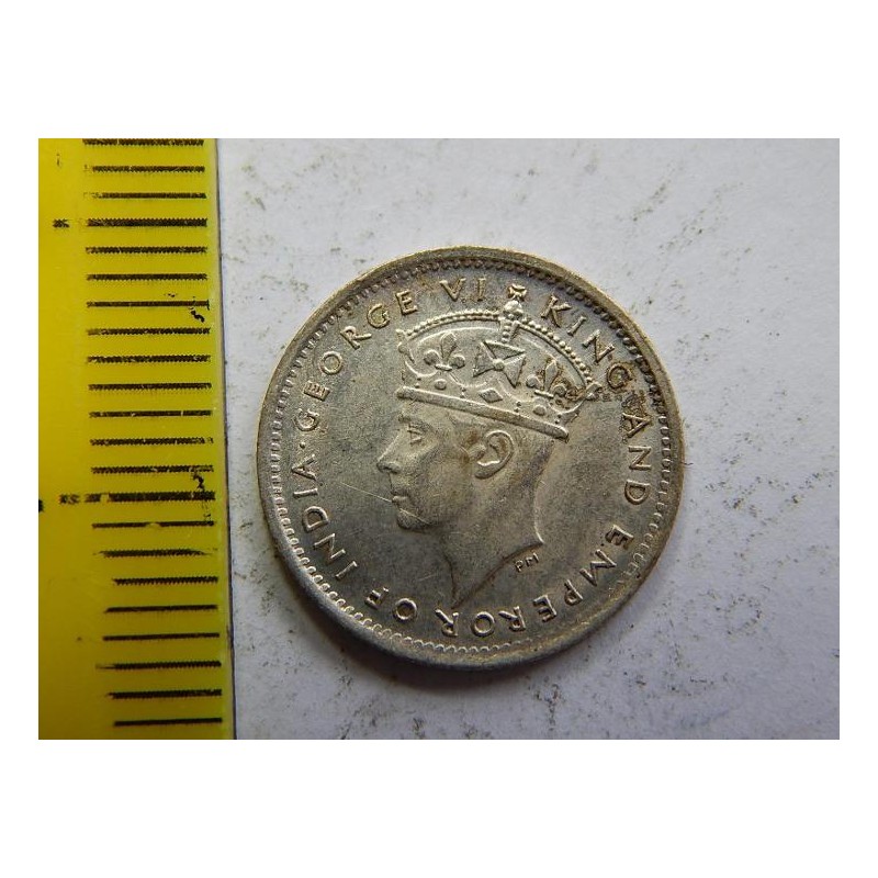 Ceylón 10 Cents 1941 Ag UNC č35047 Ceylón 10 Cents 1941 Ag UNC č35047