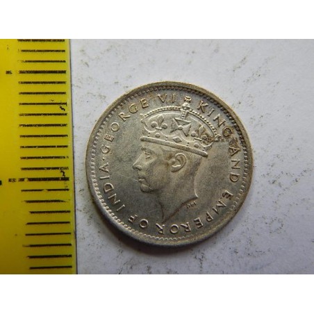 Ceylón 10 Cents 1941 Ag UNC č35047