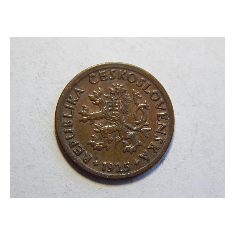 Československo 10 Halérů 1925 XF č30759 Československo 10 Halérů 1925 XF č30759
