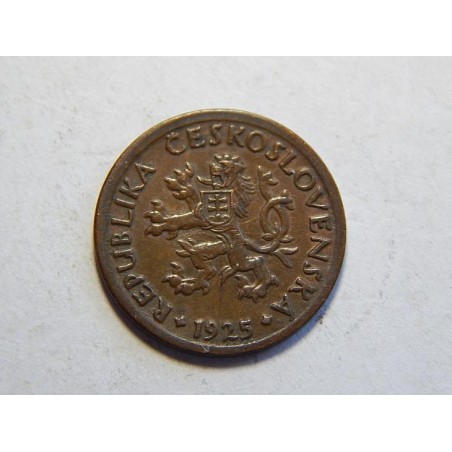 Československo 10 Halérů 1925 XF č30759 