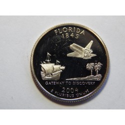 USA ¼ Dollar 2004 S Florida R PROOF č30201