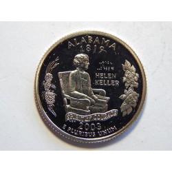 USA ¼ Dollar 2003 S Alabama R PROOF č30611
