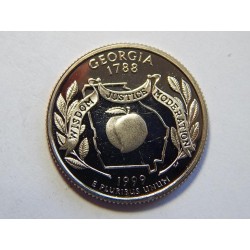 USA ¼ Dollar 1999 S Georgia R PROOF č30457