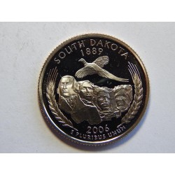 USA ¼ Dollar 2006 S South Dakota R PROOF č30624