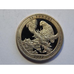 USA ¼ Dollar 2012 S El Yunque R PROOF č30636