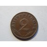 Německo 3. Říše 2 Reichspfennig 1938 D XF č30701 