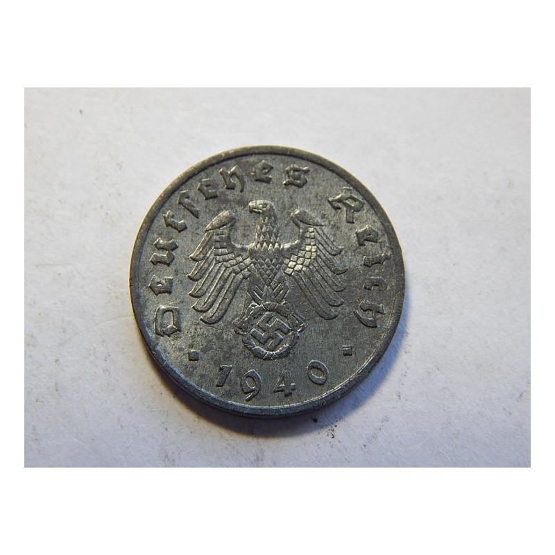 Německo 3. Říše 1 Reichspfennig 1940 A UNC č30710 Německo 3. Říše 1 Reichspfennig 1940 A UNC č30710