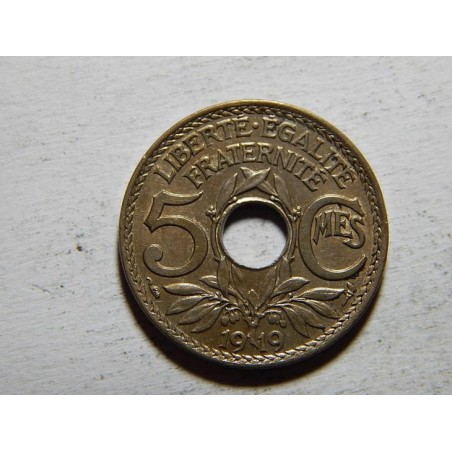 Francie 5 Centimes 1919 UNC č38370