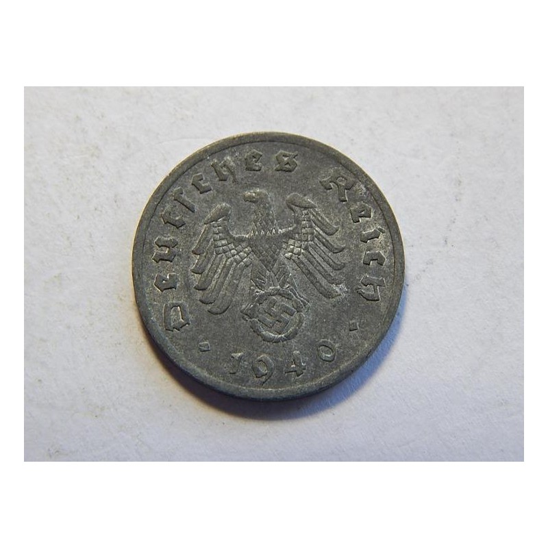 Německo 3. Říše 1 Reichspfennig 1940 F UNC č30708 Německo 3. Říše 1 Reichspfennig 1940 F UNC č30708