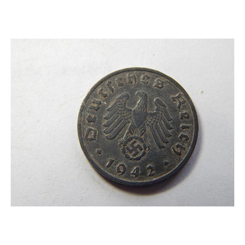 Německo 3. Říše 1 Reichspfennig 1942 A XF č29965 Německo 3. Říše 1 Reichspfennig 1942 A XF č29965
