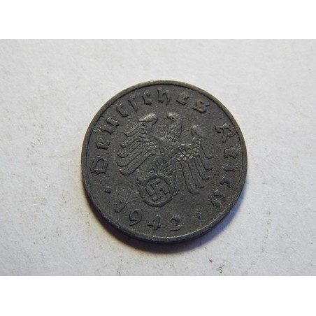 Německo 3. Říše 1 Reichspfennig 1942 J XF č30758 