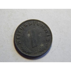 Německo 3. Říše 1 Reichspfennig 1942 J XF č30758 