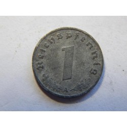 Německo 3. Říše 1 Reichspfennig 1943 A VF-XF č30684 