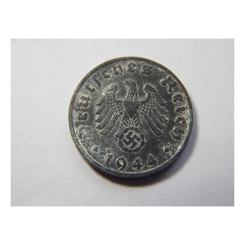 Německo 3. Říše 1 Reichspfennig 1944 B VF-XF č29925 Německo 3. Říše 1 Reichspfennig 1944 B VF-XF č29925