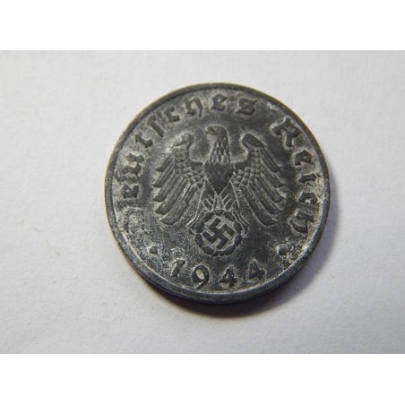 Německo 3. Říše 1 Reichspfennig 1944 B VF-XF č29925 