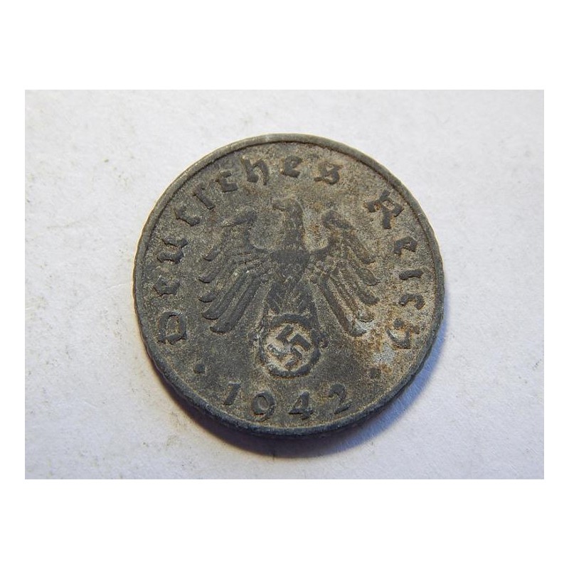Německo 3. Říše 5 Reichspfennig 1942 A VF č30715 Německo 3. Říše 5 Reichspfennig 1942 A VF č30715
