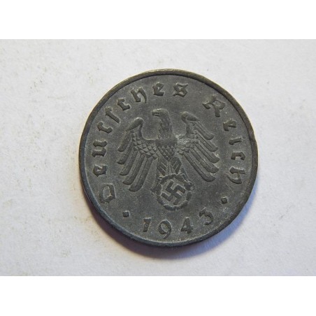 Německo 3. Říše 10 Reichspfennig 1943 F XF č30716 