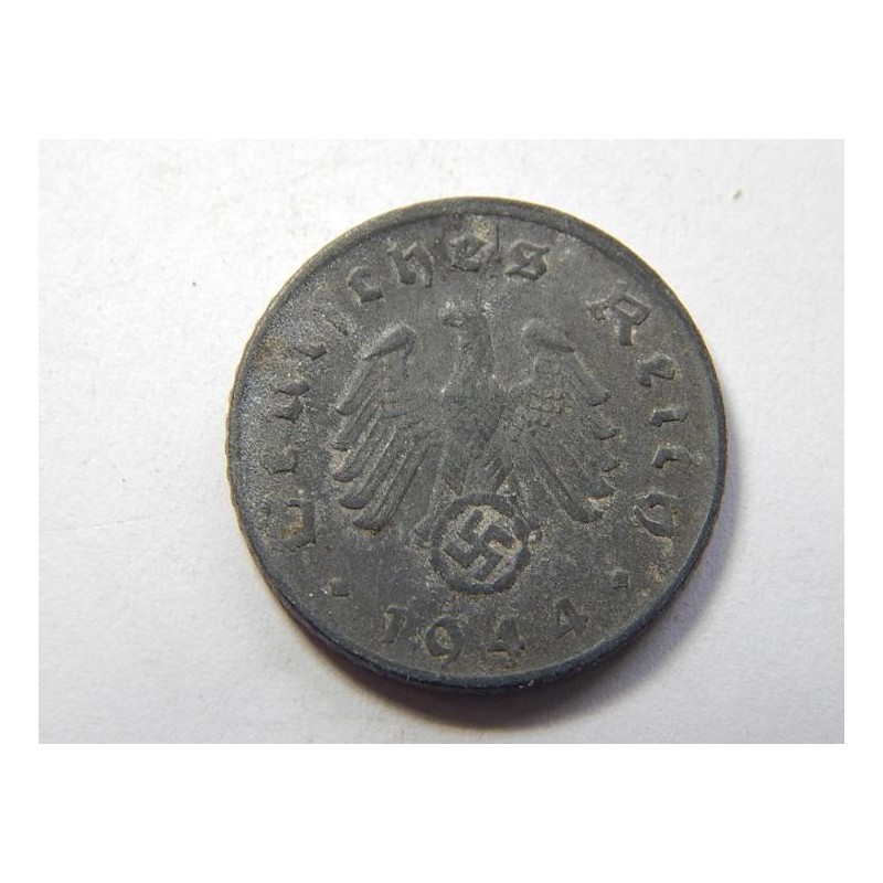 Německo 3. Říše 5 Reichspfennig 1944 D VF č29990 Německo 3. Říše 5 Reichspfennig 1944 D VF č29990