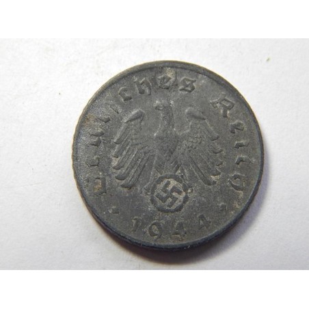 Německo 3. Říše 5 Reichspfennig 1944 D VF č29990 