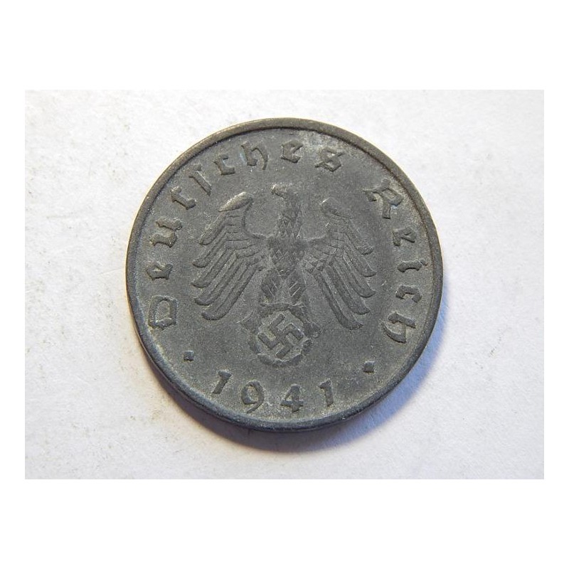 Německo 3. Říše 10 Reichspfennig 1941 B VF-XF č30712 Německo 3. Říše 10 Reichspfennig 1941 B VF-XF č30712