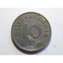 Německo 3. Říše 10 Reichspfennig 1940 G VF č30777 