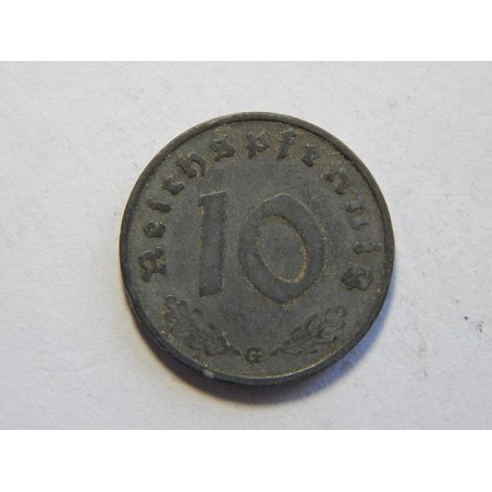 Německo 3. Říše 10 Reichspfennig 1940 G XF č30700 