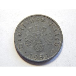 Německo 3. Říše 10 Reichspfennig 1941 F XF č30698 