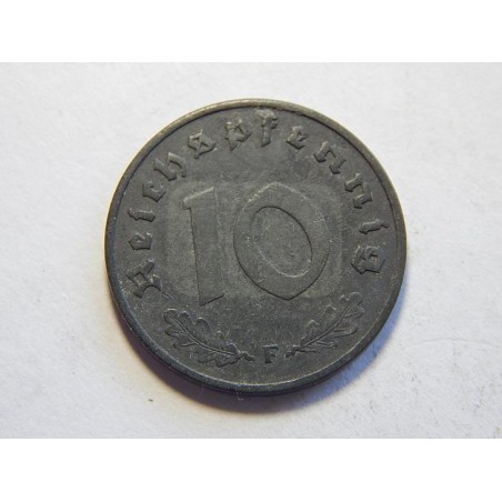 Německo 3. Říše 10 Reichspfennig 1942 F XF-UNC č30673 