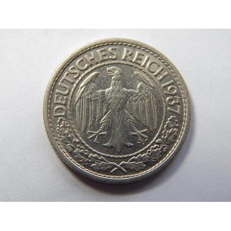 Německo 3. Říše 50 Reichspfennig 1937 A XF č29920 