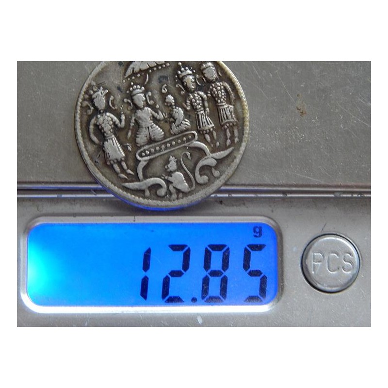 Indie Temple Token Ramatanka Ram Darbar Ag RAR! XF č12211 Indie Temple Token Ramatanka Ram Darbar Ag RAR! XF č12211