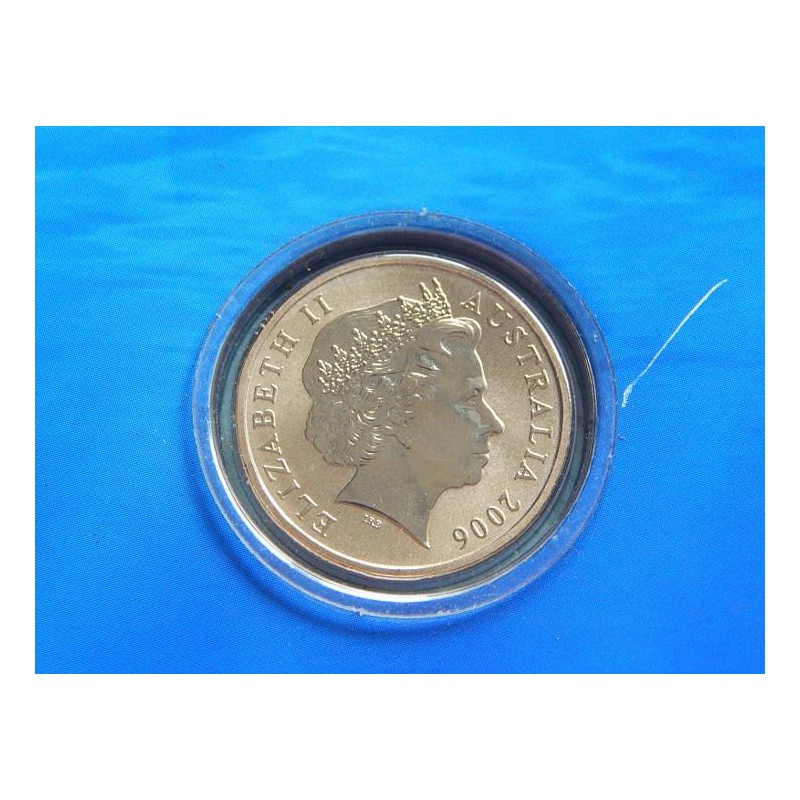 Austrálie 1 Dollar 2006 barevný delfn ve folderu BU čŠU004 Austrálie 1 Dollar 2006 barevný delfn ve folderu BU čŠU004