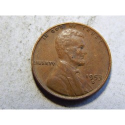 USA 1 Cent 1953 D XF č38997 