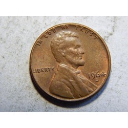 USA 1 Cent 1954 D XF č38984 