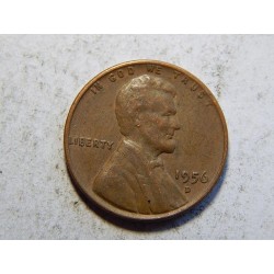 USA 1 Cent 1956 D XF č38675