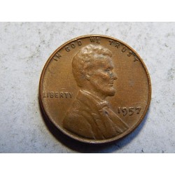 USA 1 Cent 1957 XF č38631 