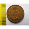 USA 1 Cent 1897 Indián UNC č30832