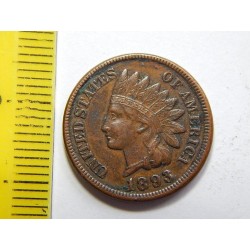 USA 1 Cent 1893 Indián XF-UNC č30820