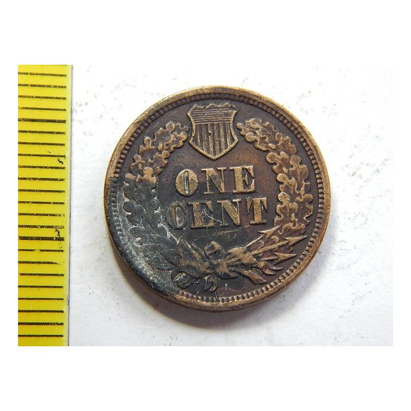 USA 1 Cent 1863 Indián VF č35038 USA 1 Cent 1863 Indián VF č35038