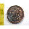 USA 1 Cent 1863 Indián VF č35038