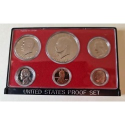 USA sada mincí 1976 S PROOF ve folderu čŠU002