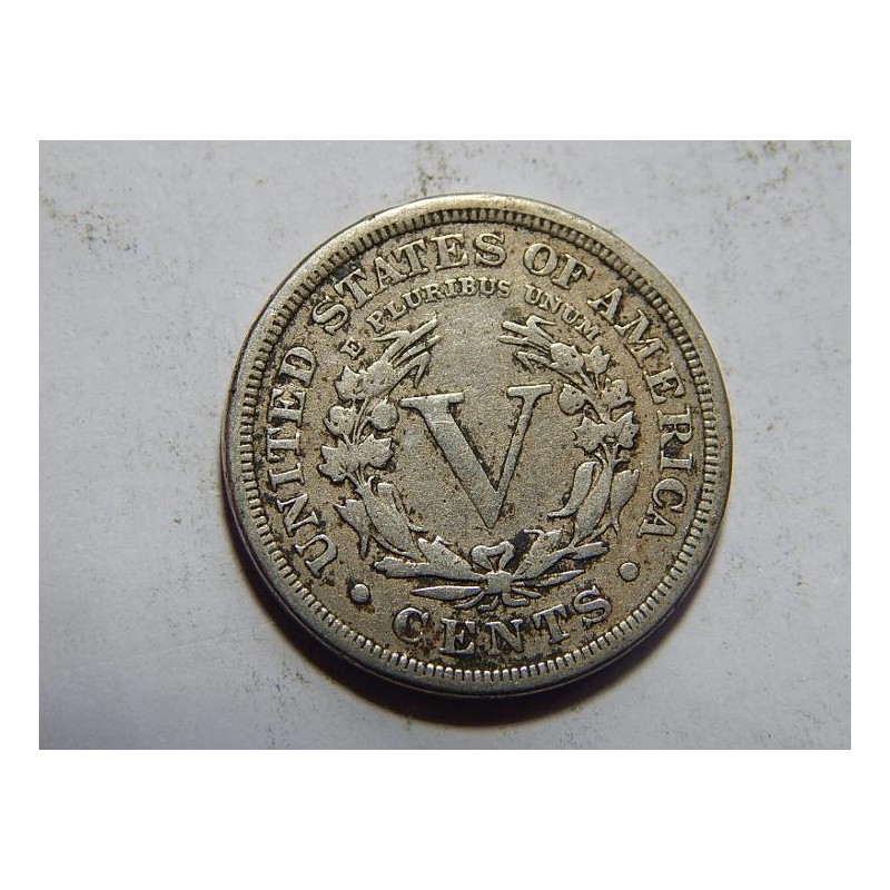 USA 5 Cents 1911 VF č05282 USA 5 Cents 1911 VF č05282