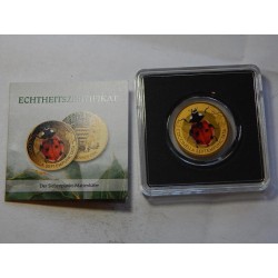Tschad 3000 Francs Au 999 Coccinella čŠU01