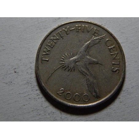Bermudy 25 Cents 2000 RR VF-XF č38362