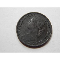 Anglie 1 Farthing 1884 XF č05185
