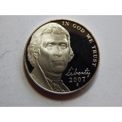 USA 5 Cents 2007 S R PROOF č38396 