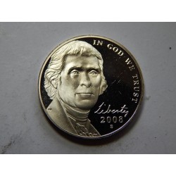 USA 5 Cents 2008 S R PROOF č38205 