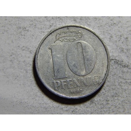 Německo DDR 10 Pfennig 1967 A XF č21569