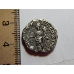 Antika Řím Septimus Severu Denar FORTUNA RUDER GLOBUS COS II č00069  