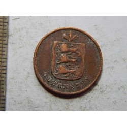 Guernsey 1 Double 1830 R VF č37918